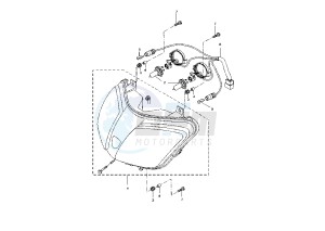 XC VERSITY 300 drawing HEADLIGHT