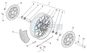 Stelvio 1200 1200 drawing Front wheel