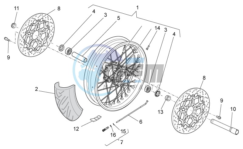 Front wheel