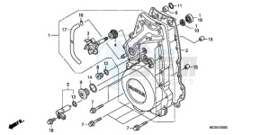 ST13009 France - (F / CMF MME) drawing FRONT CRANKCASE COVER