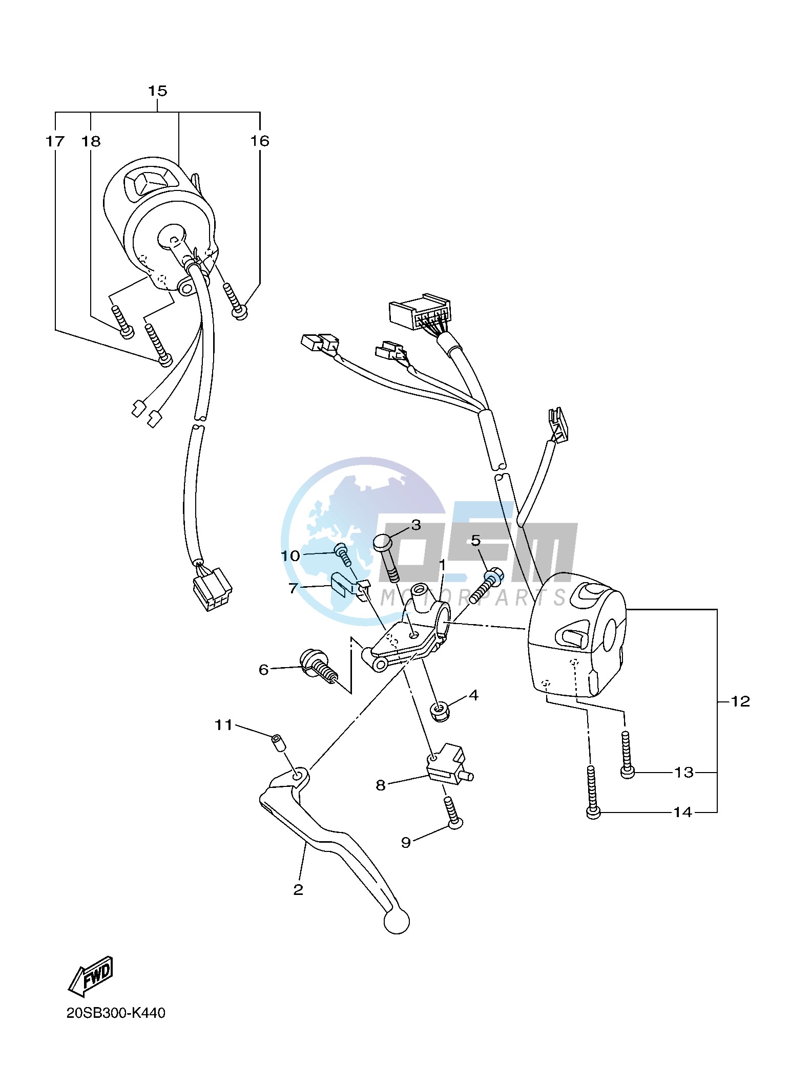 HANDLE SWITCH & LEVER