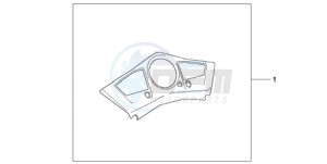 VFR8009 UK - (E / MME TWO) drawing METER PANEL