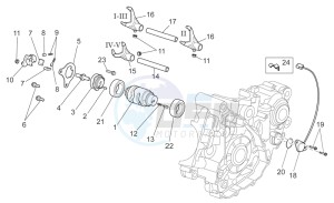 RXV 550 RXV 450-550 STREET LEGAL drawing Gear box selector II