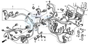 ST1300 drawing WIRE HARNESS (ST1300A)