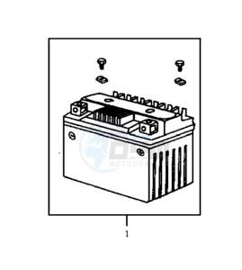 JET BASIX 50 drawing BATTERY