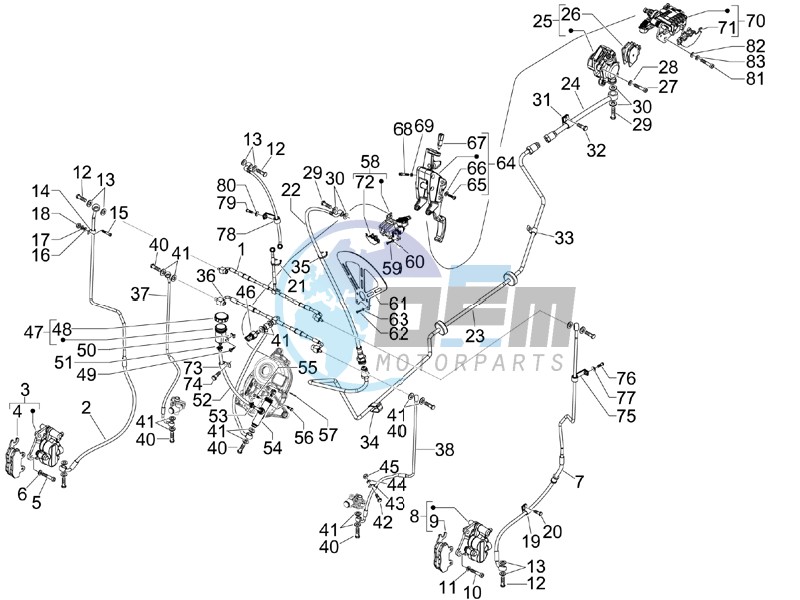 Brakes hose  - Calipers