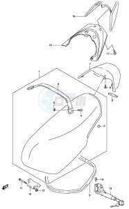 AY50 (P19) katana drawing SEAT ASSY  (MODEL K1 K2)