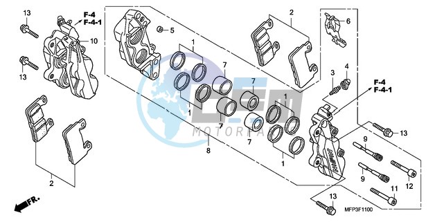 FRONT BRAKE CALIPER