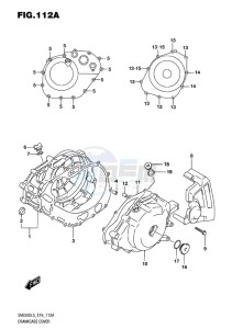 SV650S EU drawing CRANKCASE COVER