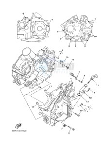 YFM700FWAD YFM7FGPSEB GRIZZLY 700 EPS SPECIAL EDITION (1HPB) drawing CRANKCASE