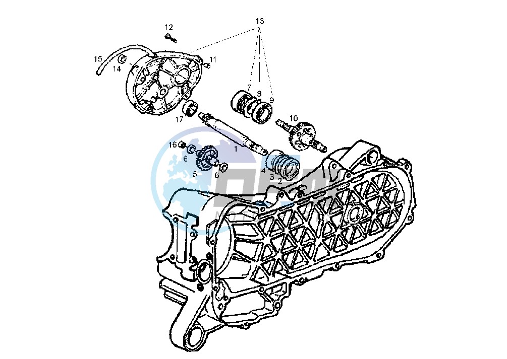 GEAR GROUP 100CC