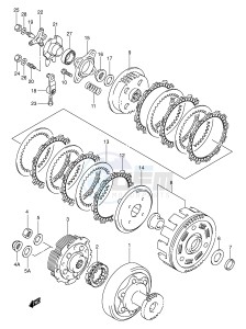 LT-F400 (P24) drawing CLUTCH (MODEL K3)