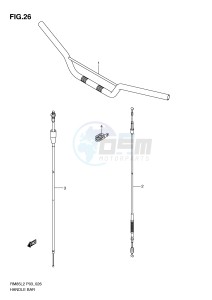 RM85 (P03) drawing HANDLEBAR