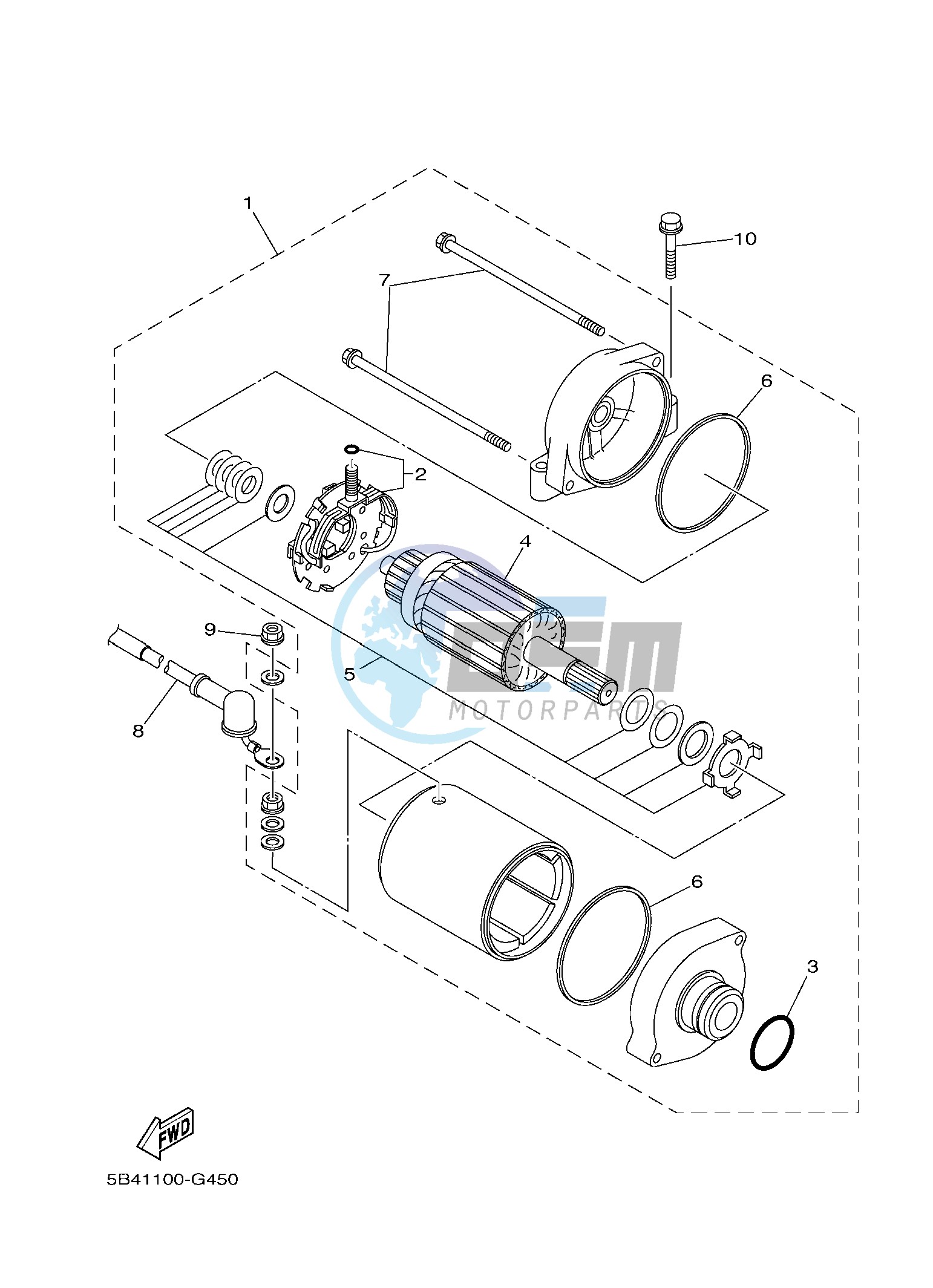 STARTING MOTOR