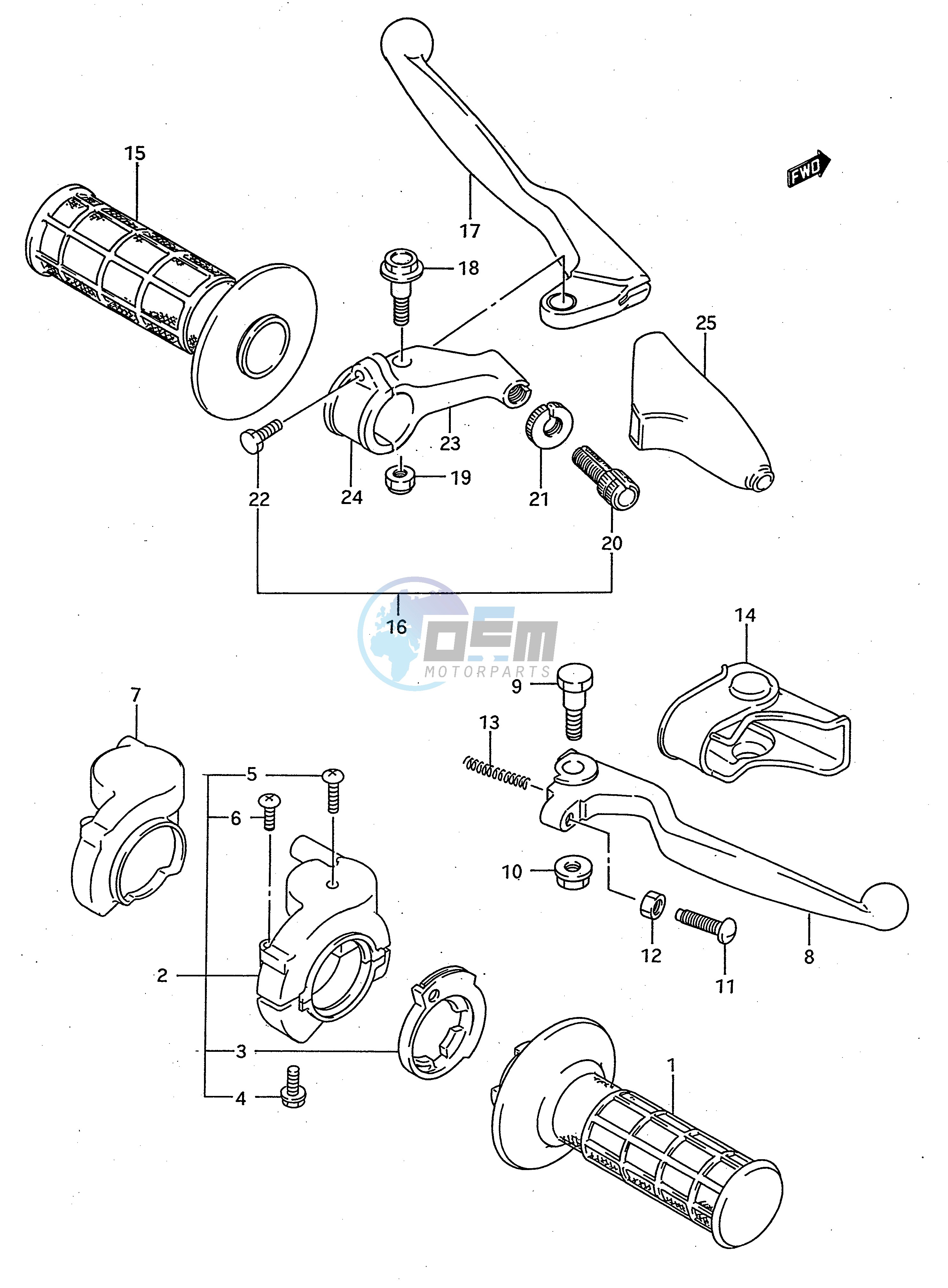 HANDLE SWITCH (MODEL S)