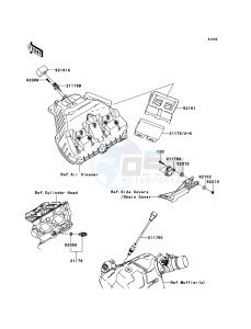 NINJA_ZX-10R_ABS ZX1000KDF FR XX (EU ME A(FRICA) drawing Fuel Injection