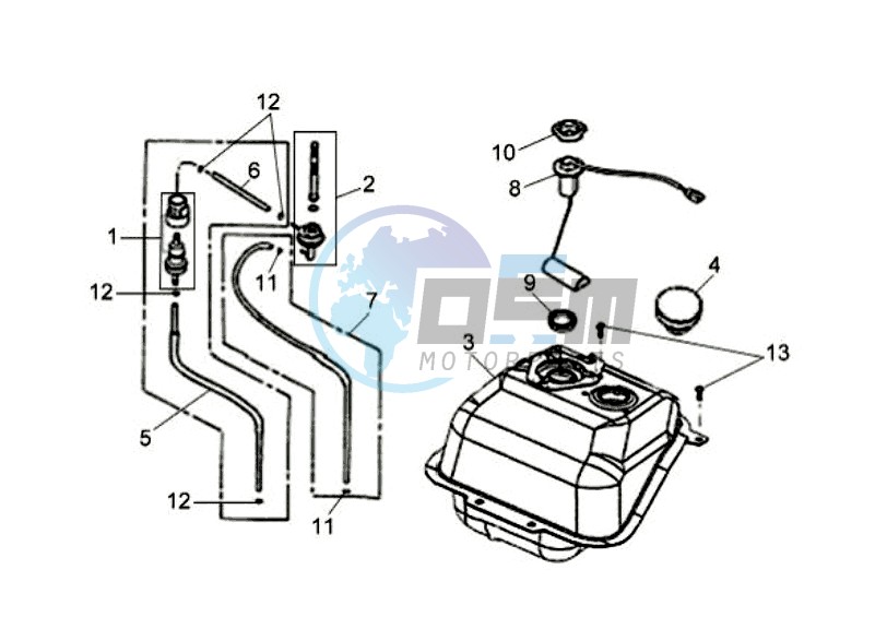 FUEL TANK - FUEL CUT