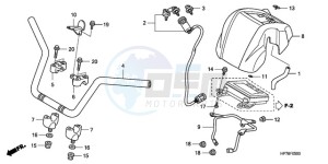 TRX420FAA Europe Direct - (ED) drawing HANDLE PIPE