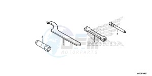 CRF450R Europe Direct - (ED) drawing TOOLS