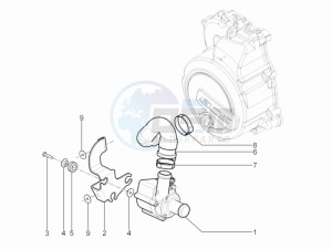 MP3 125 yourban erl drawing Cooler pump