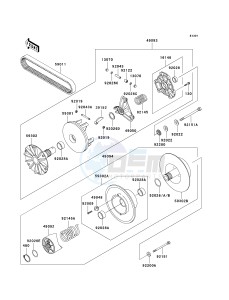 KVF 400 C [PRAIRIE 400 4X4] (C1-C4) [PRAIRIE 400 4X4] drawing DRIVE CONVERTER