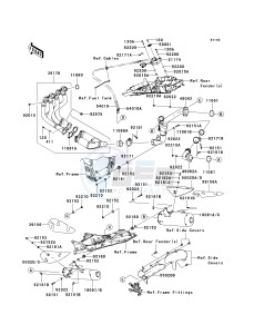 ZX 1000 D [NINJA ZX-10R] (D6F-D7FA) D7FA drawing MUFFLER-- S- -