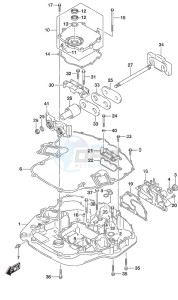 DF 300AP drawing Engine Holder