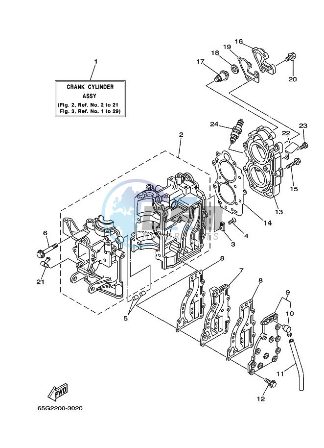 CYLINDER--CRANKCASE