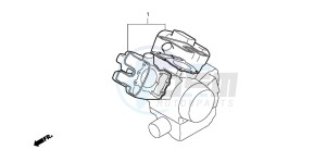 VT750CD3 drawing GASKET KIT A