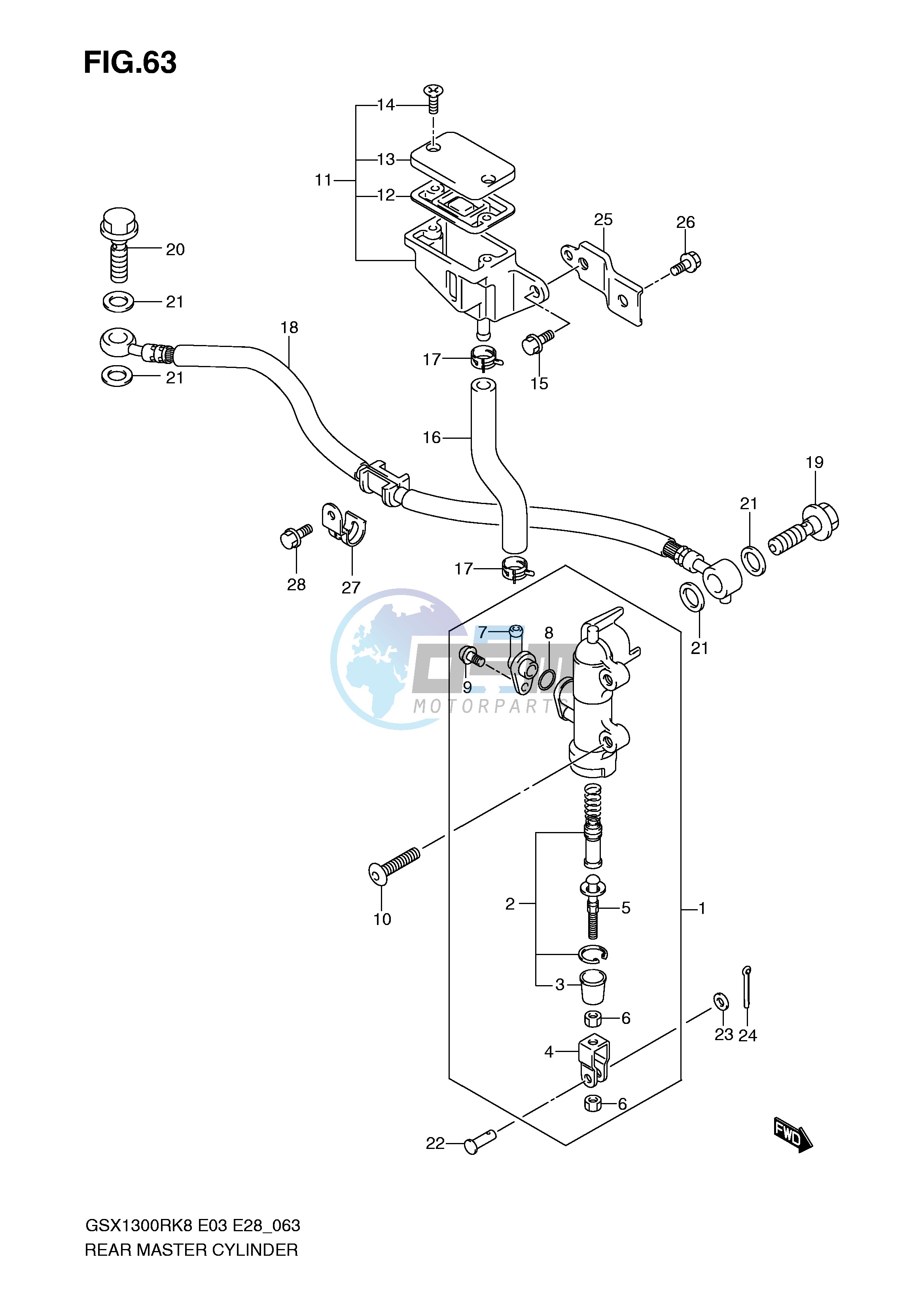 REAR MASTER CYLINDER