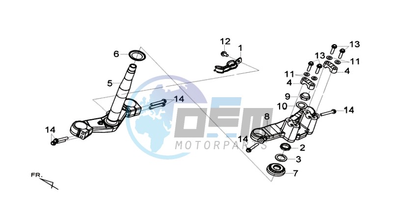 FRONT FORK/ STEERING STEM