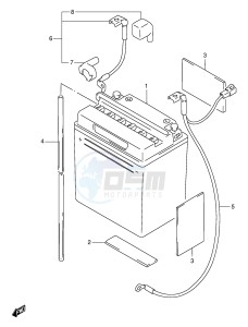 GS500 (E2) drawing BATTERY