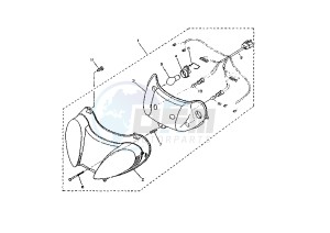 YP MAJESTY 150 drawing HEADLIGHT