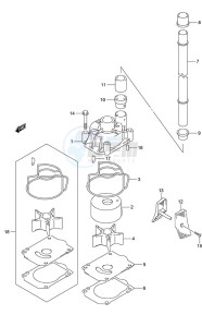 DF 250 drawing Water Pump