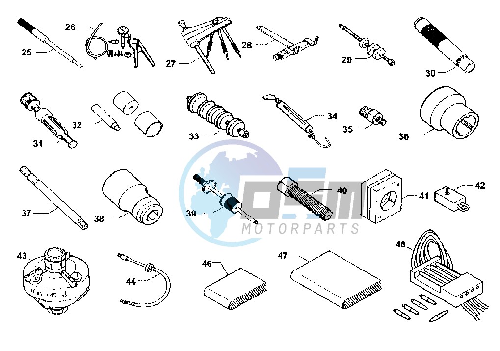 WORKSHOP SERVICE TOOLS, ENGINE