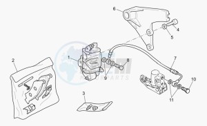 California 1100 EV PI Cat. EV PI Cat. drawing Rear brake caliper