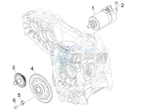 MP3 300 4t 4v ie lt ibrido drawing Starter - Electric starter