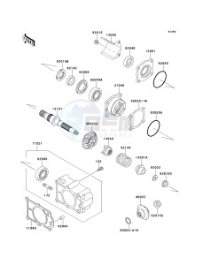 KAF 620 A [MULE 2510 4X4] (A1-A5) [MULE 2510 4X4] drawing BEVEL GEAR CASE