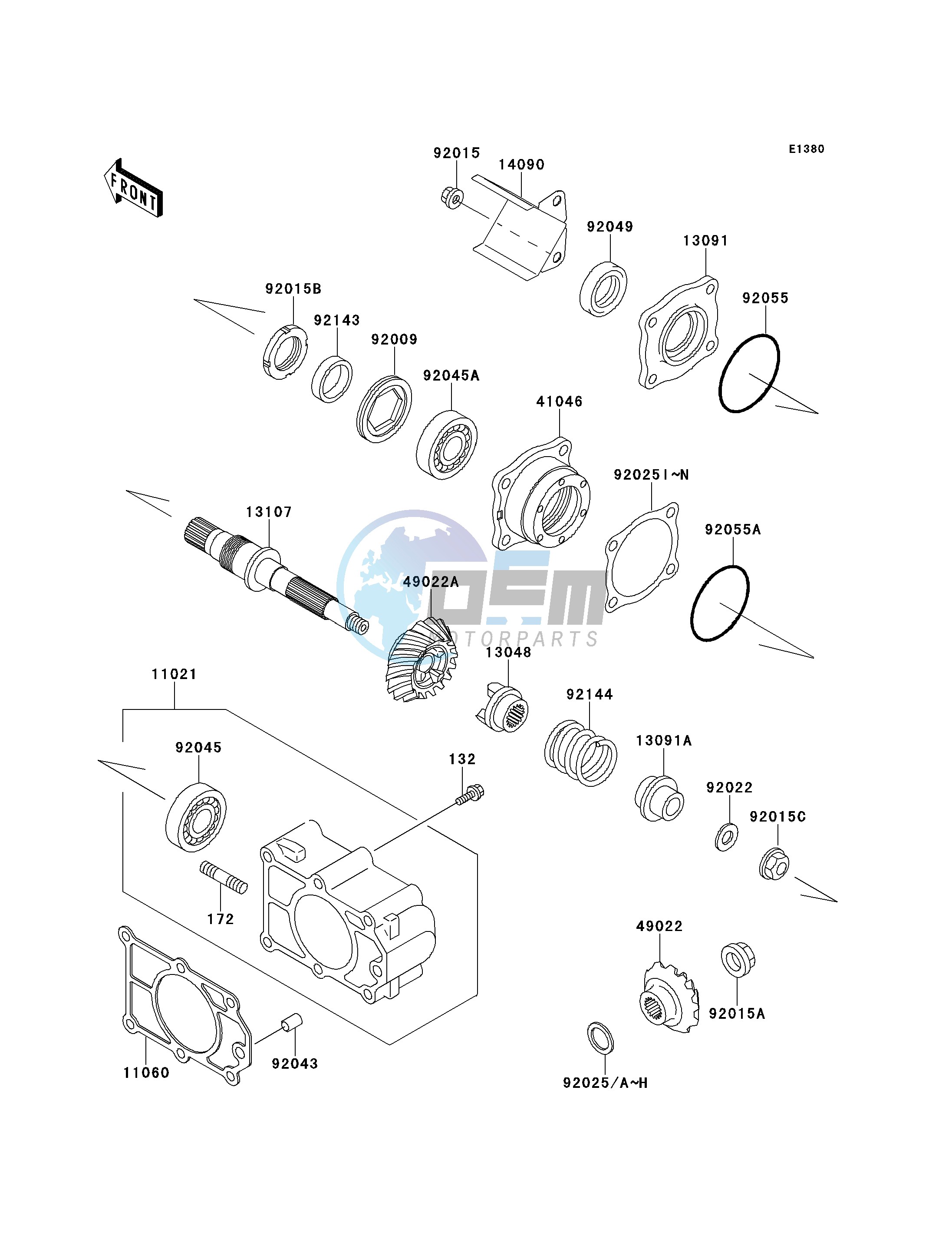 BEVEL GEAR CASE