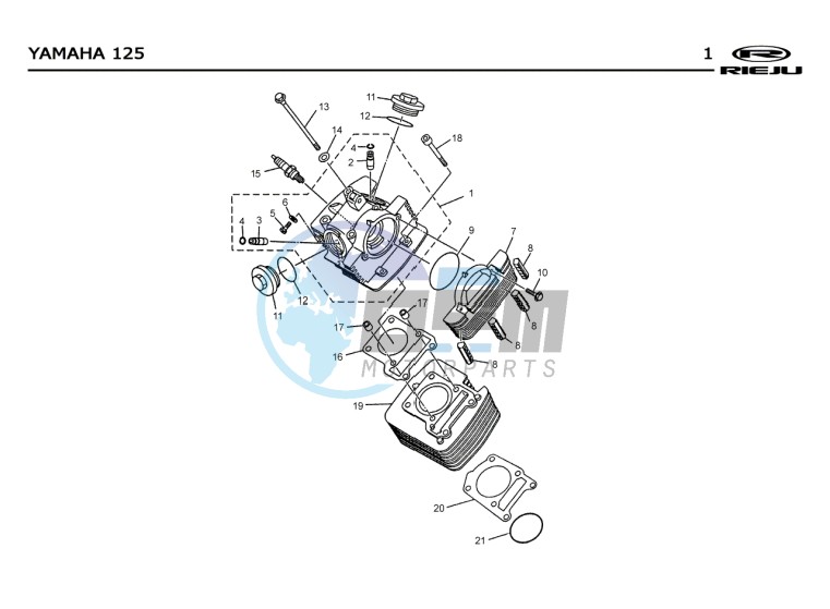 CYLINDER HEAD - CYLINDER  EURO2