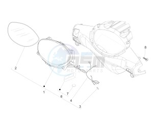 Fly 150 4T 3V ie (APAC) drawing Meter combination - Cruscotto