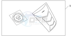 CBR125RS drawing TANKPAD / FUEL LID COVER