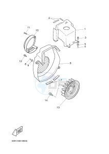 CW50 BOOSTER SPIRIT (5WWT 5WWT) drawing AIR SHROUD & FAN