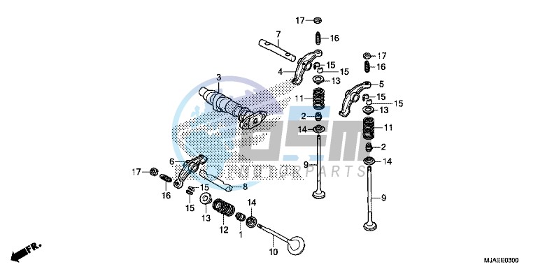 CAMSHAFT/ VALVE (FRONT)