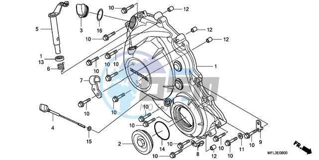 RIGHT CRANKCASE COVER