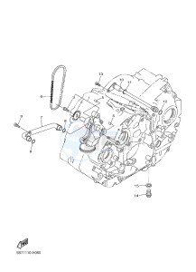 XVS950CU XVS950 XV950 R-SPEC (2DE3) drawing OIL PUMP