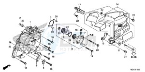 VFR1200XDF CrossTourer - VFR1200X Dual Clutch 2ED - (2ED) drawing A.C. GENERATOR COVER