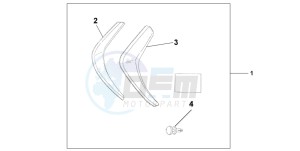 FJS600 SILVER WING drawing SIDE VISOR