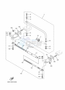 F115BETX drawing STEERING-ATTACHMENT