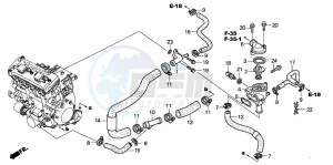 CBR1000RR drawing THERMOSTAT